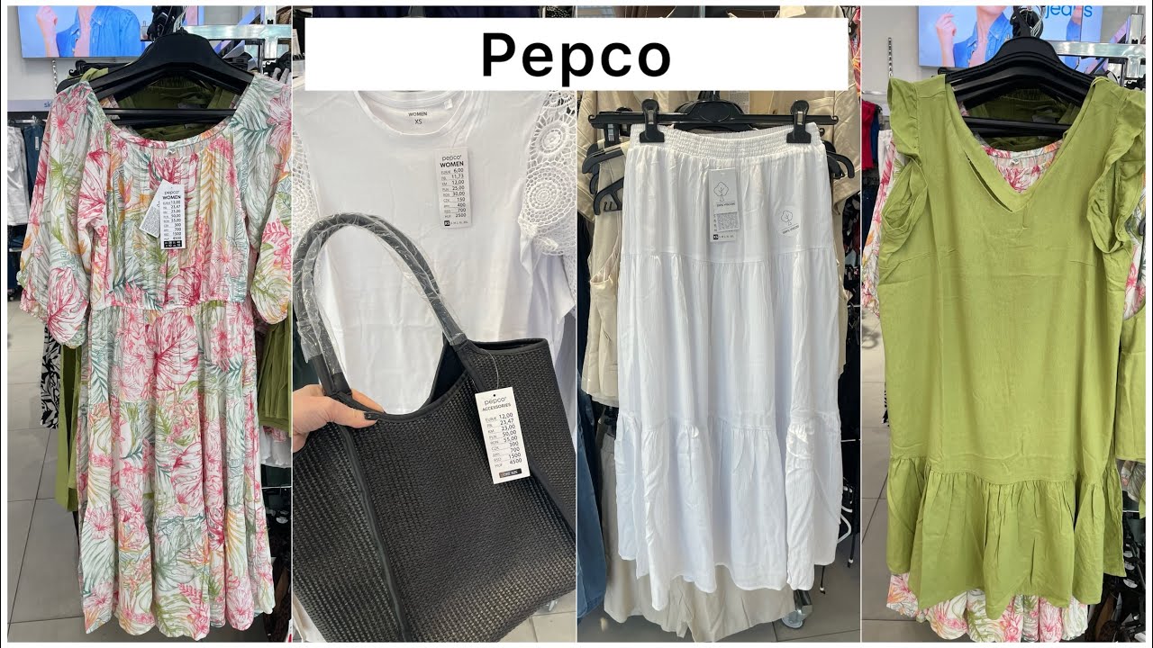 PEPCO TOREBKA SUKIENKA BIAŁA SP&Oacute;DNICA SPODNIE KOSZULKI I INNE 