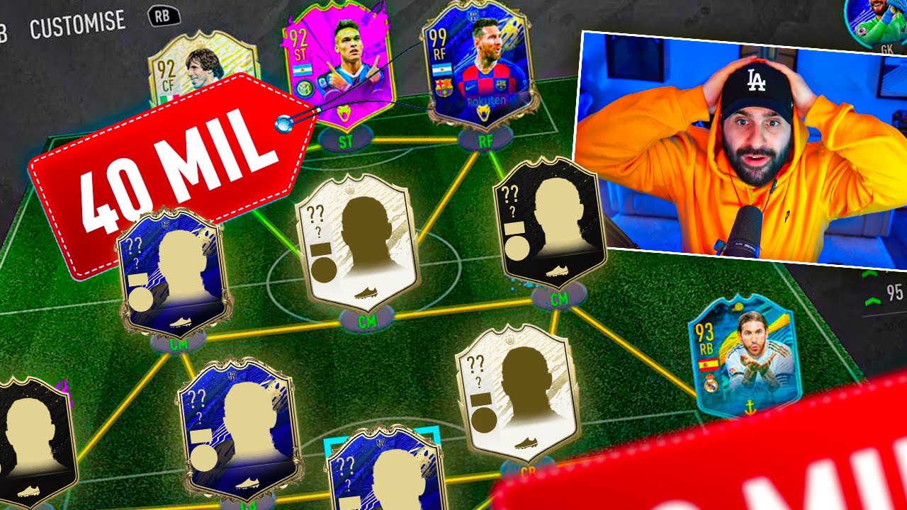 WOW! THE BEST POSSIBLE FIFA TEAM EVER!! FIFA 20 Ultimate Team Squad Builder