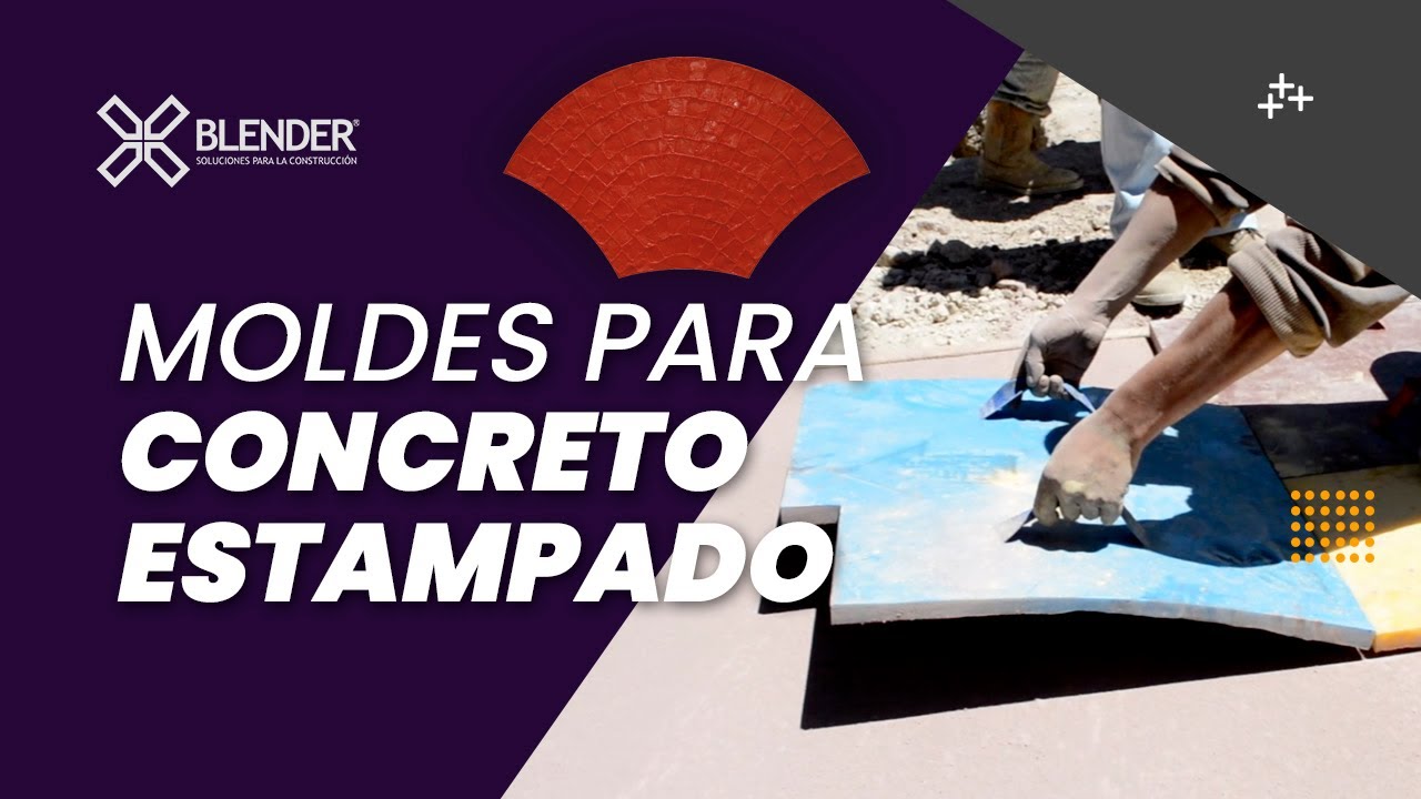 MOLDES PARA CONCRETO ESTAMPADO - GRAN VARIEDAD DE DISEÑOS