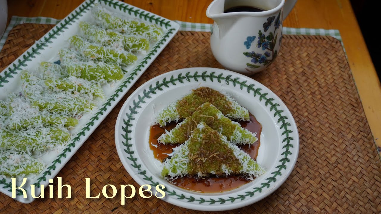 Kuih Lopes mudah cara short cut (jalan pintas) tanpa daun pisang