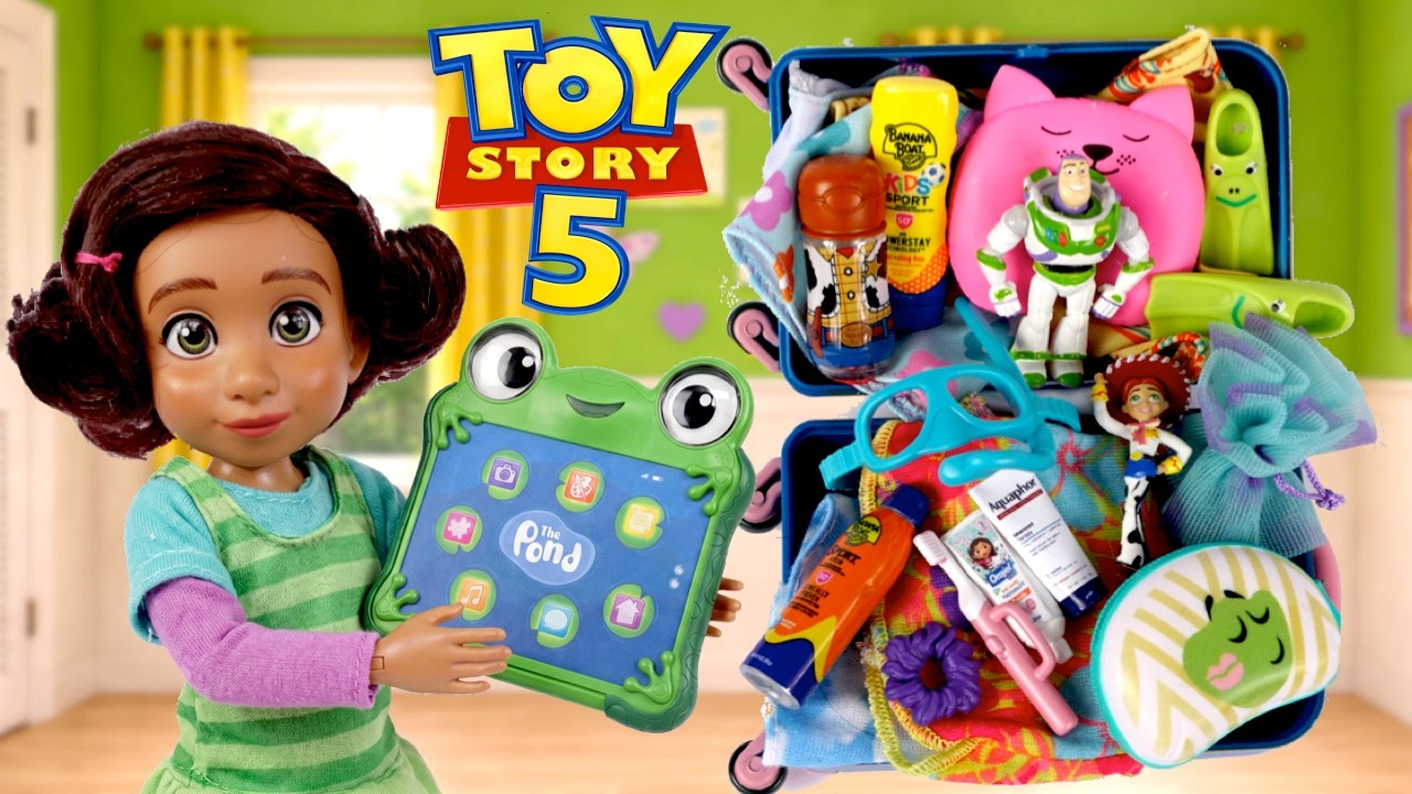 Toy Story 5 Bonnie Barbie Doll Family Packing For Vacation
