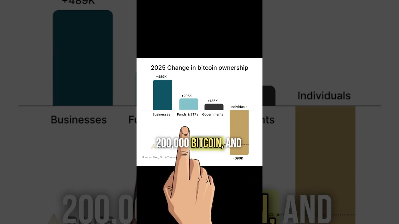 MASSIVE BITCOIN OWNERSHIP SHIFT! RETAIL SOLD &mdash; INSTITUTIONS BOUGHT 🚨₿
