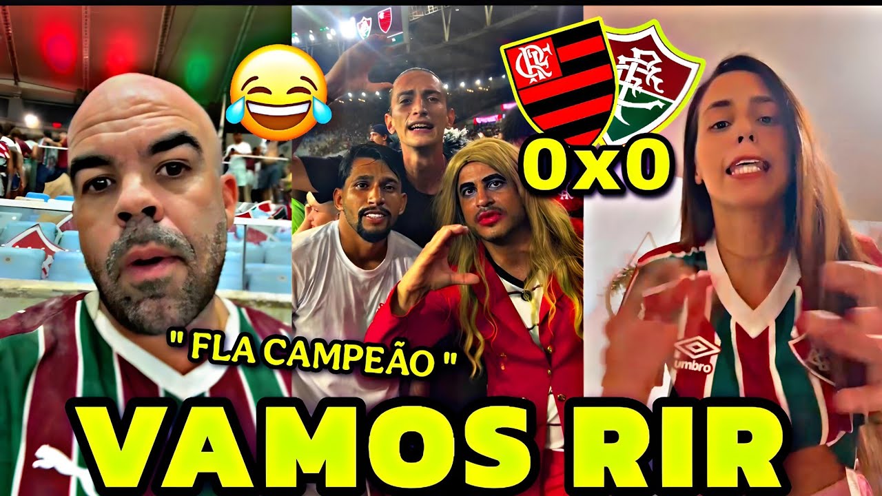 Os Melhores memes e reações TRICOLORES pós Perder para O FLAMENGO na final do Carioca 2026