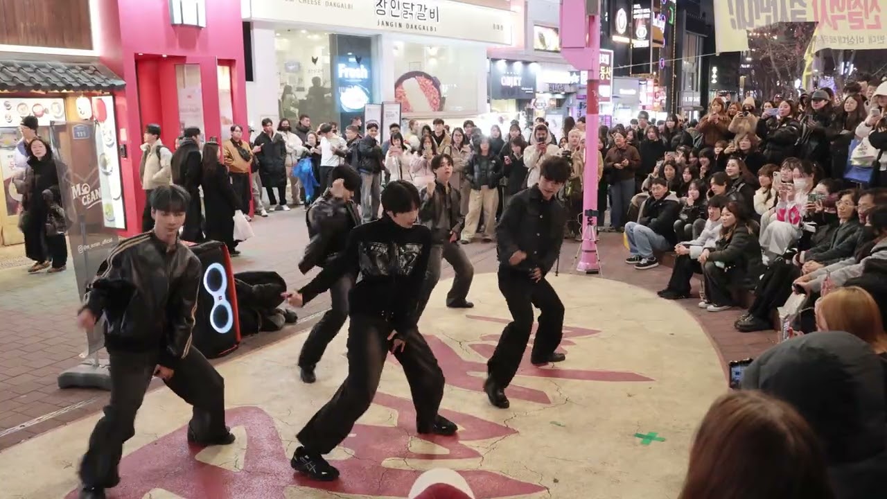 KPOP&JHKTV 4k]Mocean in hongdae kpopdance#주문-MIROTIC #동방신기 #모션 찬욱홍대케이팝댄스#미로틱
