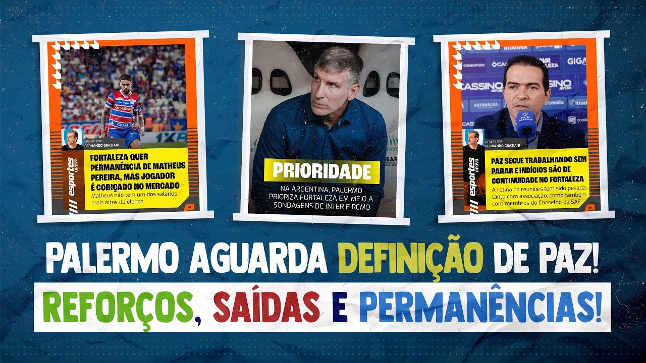 🚨 ATUALIZA&Ccedil;&Otilde;ES DE MERCADO! QUATRO REFOR&Ccedil;OS! SA&Iacute;DAS E PERMAN&Ecirc;NCIAS! PALERMO AGUARDA DEFINI&Ccedil;&Atilde;O DE PAZ!
