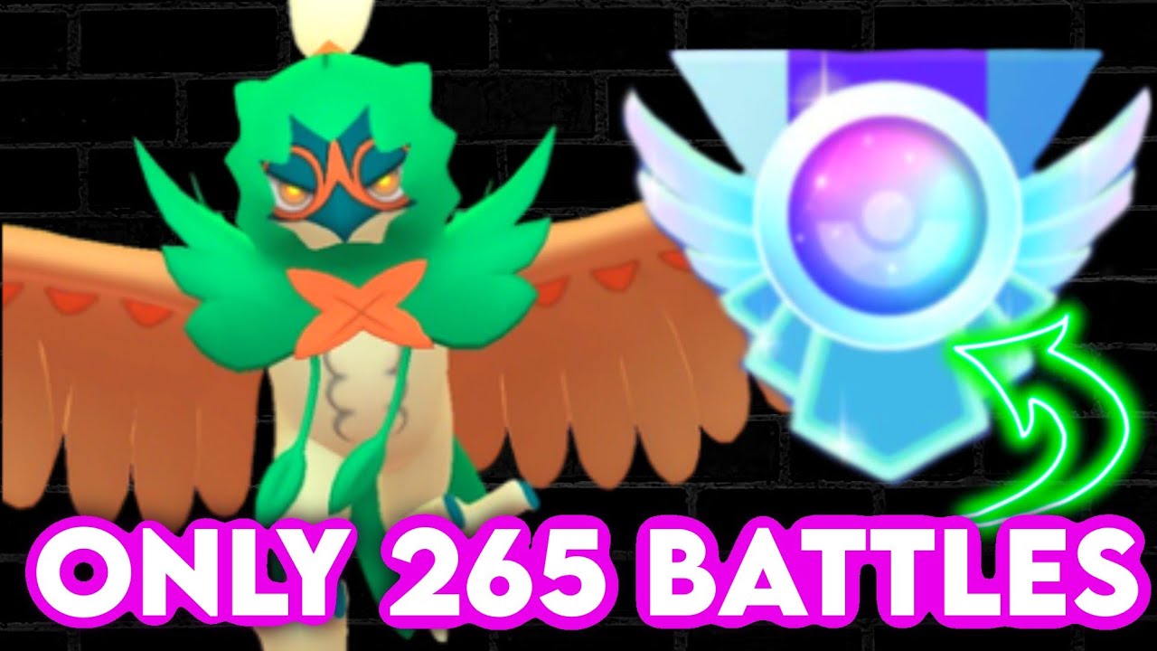 15 Wins in a Row to #22 Worldwide with this OP Decidueye Team! | Pokemon GO Battle League