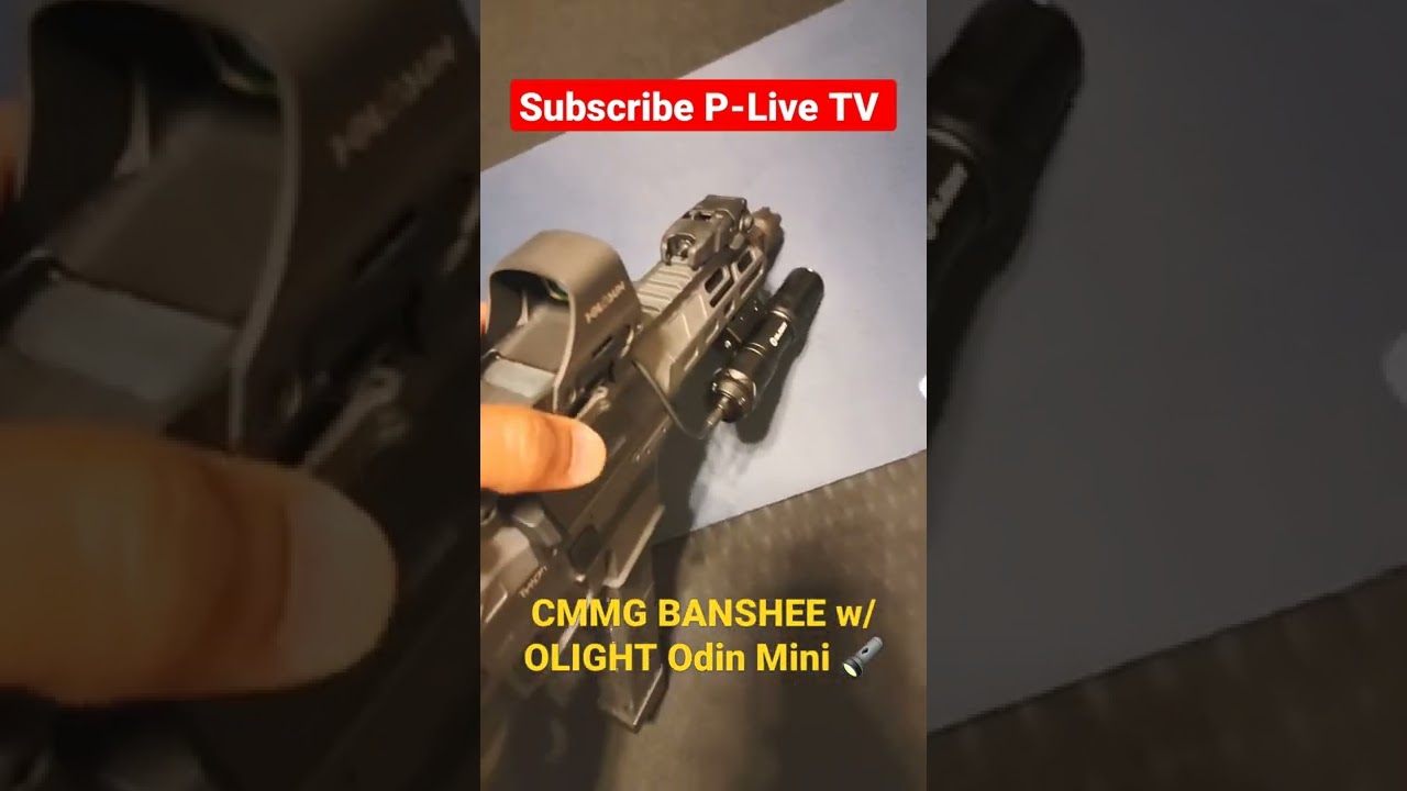 CMMG BANSHEE .45 w/OLIGHT Odin Mini #shorts #guns #light