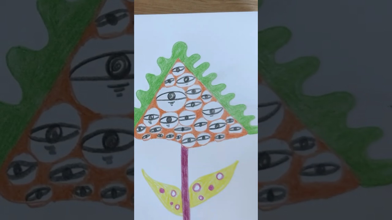 Slice Daisy #art #colorpencildrawing #daisy #painting #coloredpencils #colorfulabstract #abstract