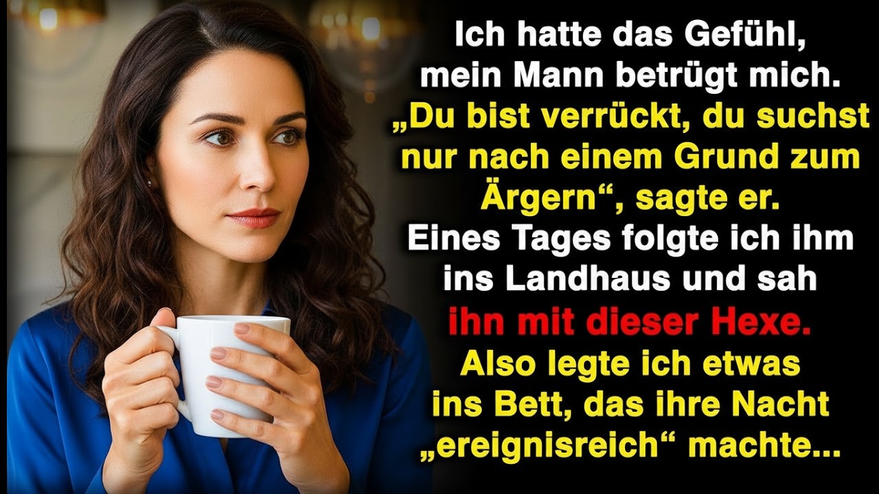 Ich hatte das Gefühl, mein Mann betrügt mich. 