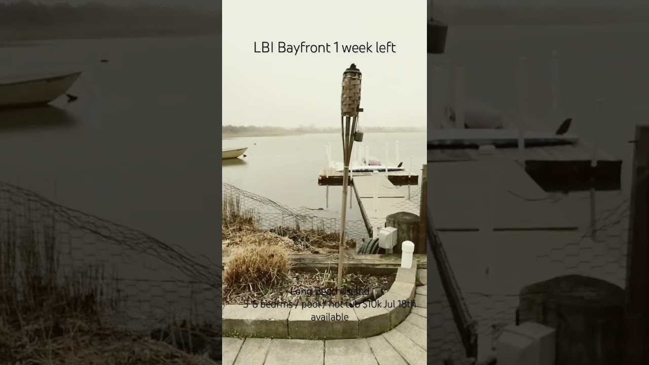 LBI bayfront rental 