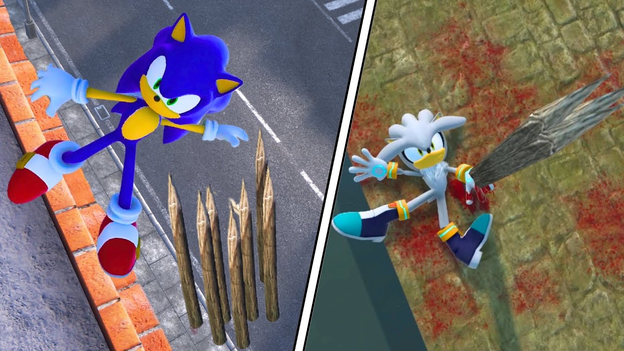 Sonic & Silver NPC Ragdoll Physics Compilation #143 | Overgrowth