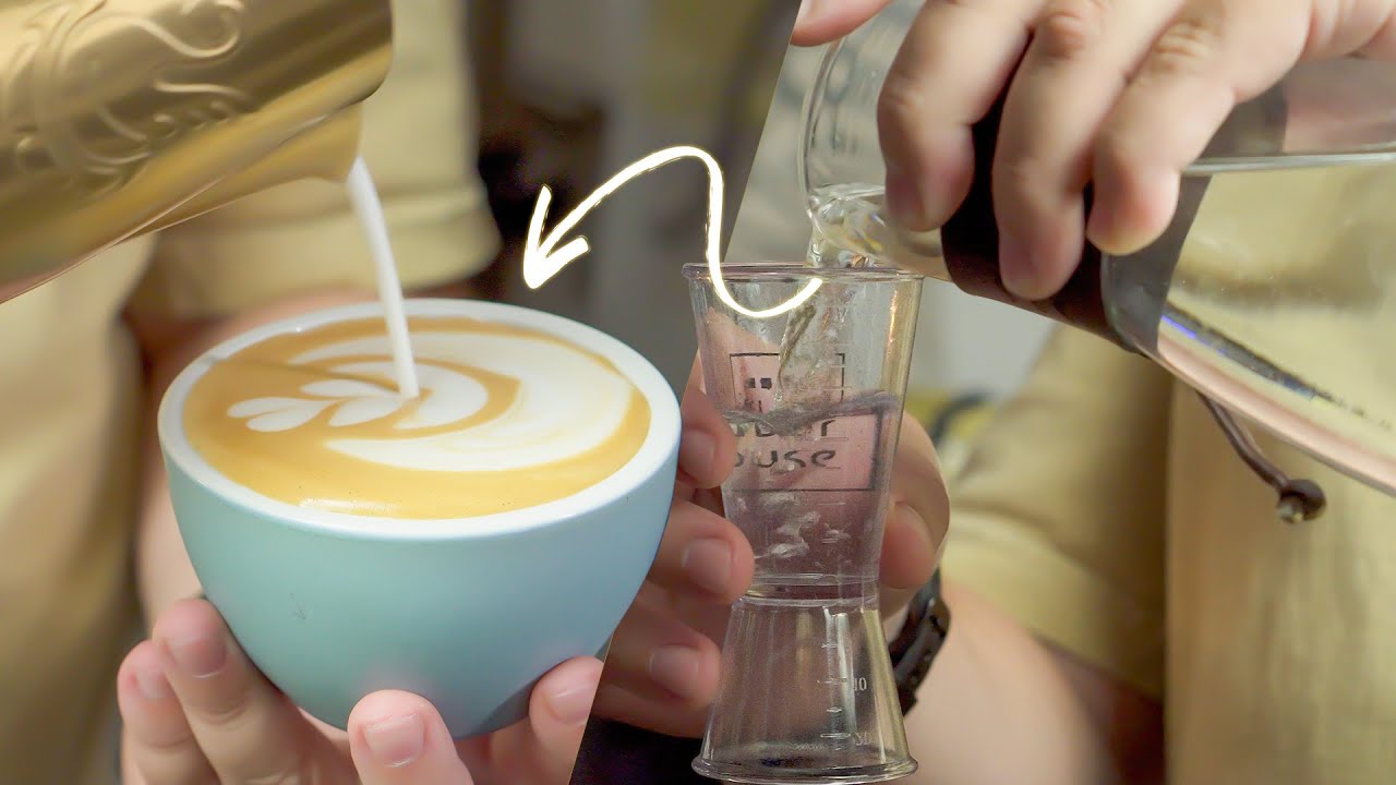 DILUIMOS O LEITE NA ÁGUA PARA FAZER LATTE ART | Treino econômico ou é só truque de barista?