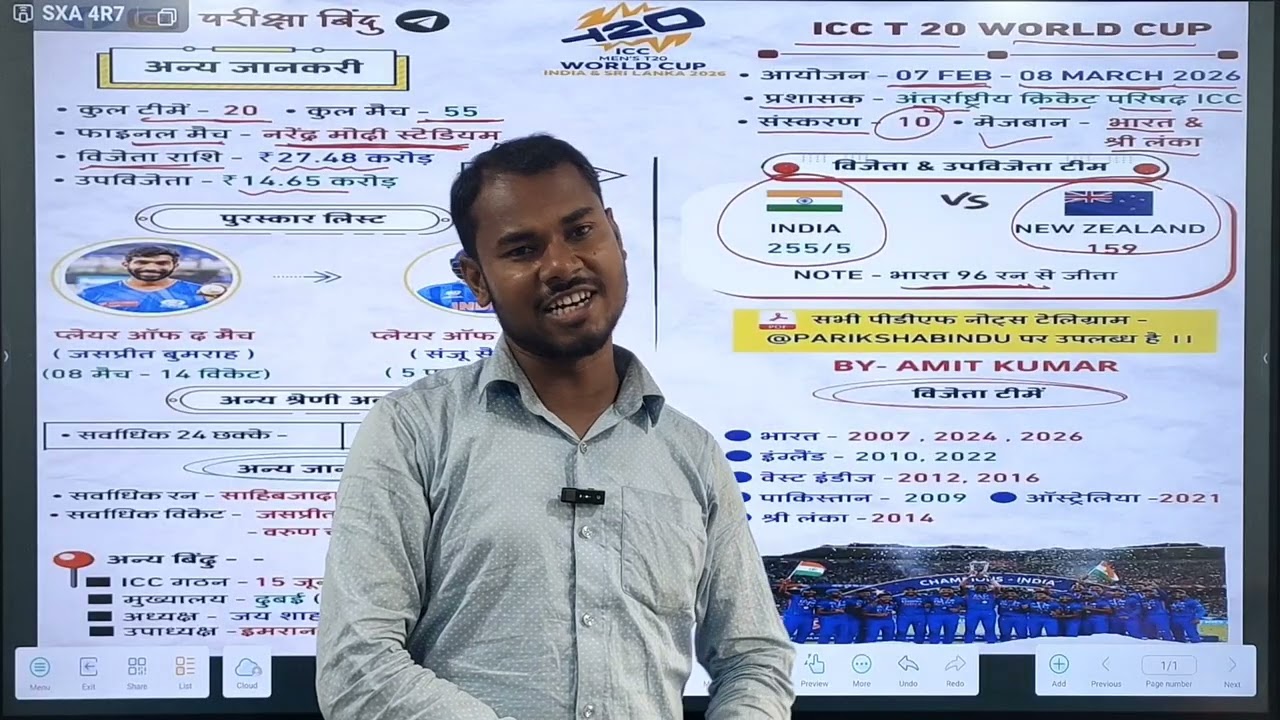 ICC T20 World Cup का परीक्षा बिंदु पर ध्यान दें ll#cricket #iccworldcup #icct20worldcup #students