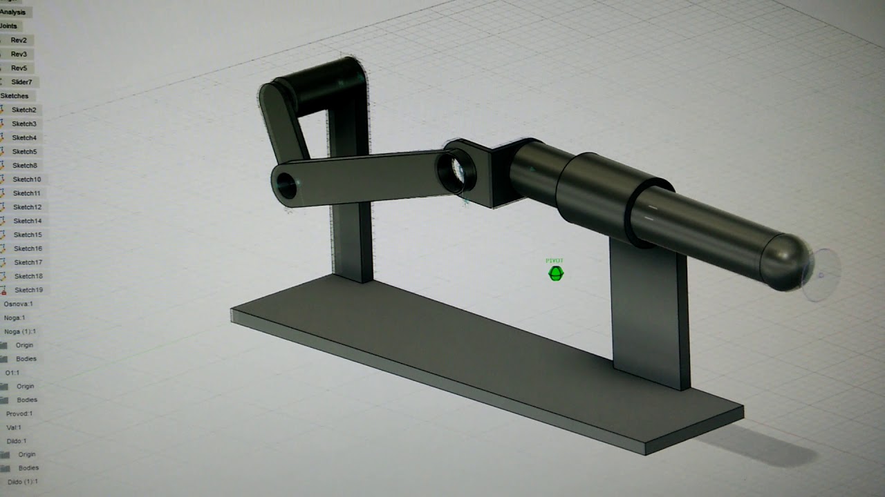Dildomachine in Autodesk Fusion 360