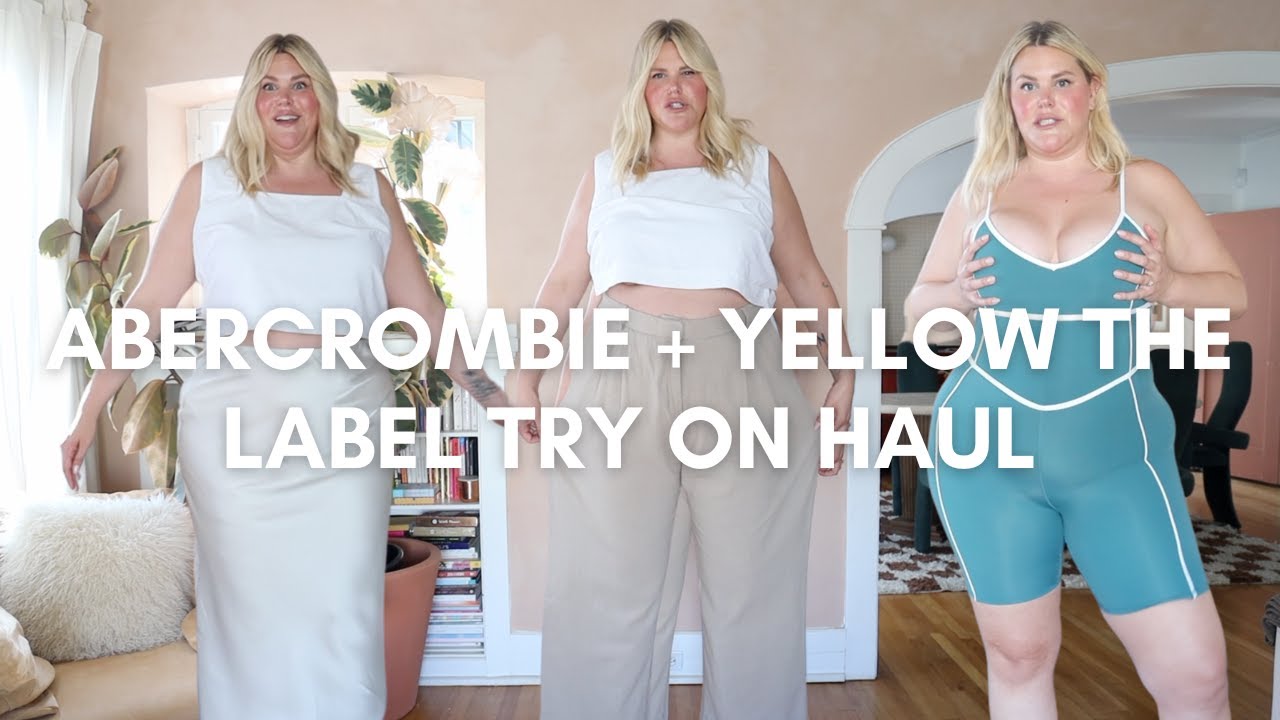 ABERCROMBIE, FREE PEOPLE FP & YLLW THE LABEL TRY ON HAUL FAILish  | SIZE  XL/XXL 16 | UK 20