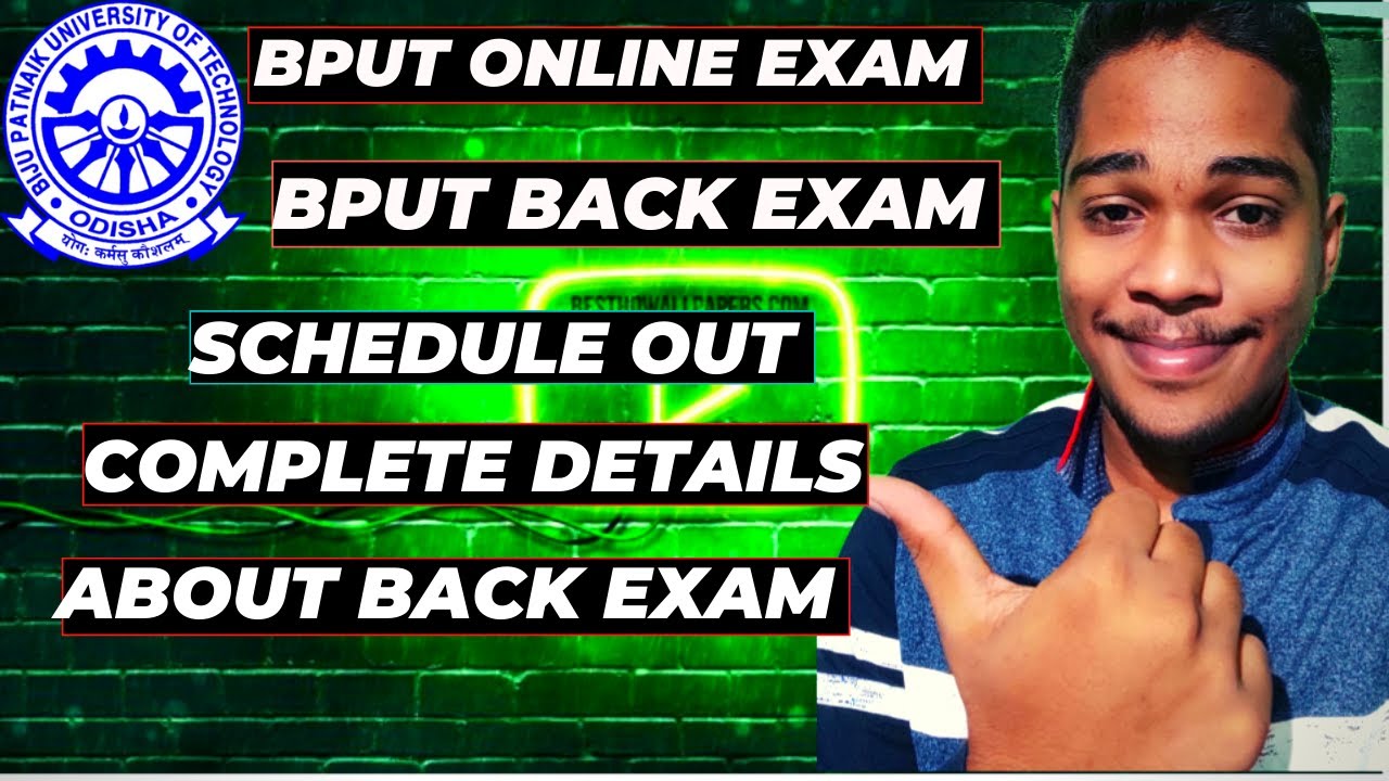 Bput Back Exam Update||Bput Exam Schedule Out||Bput exam complete details here.