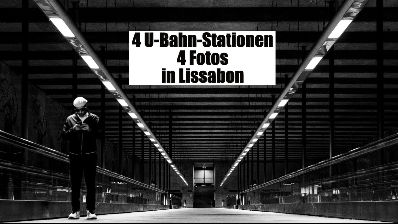 Street Photography: 4 U-Bahn-Stationen 4 Fotos in Lissabon