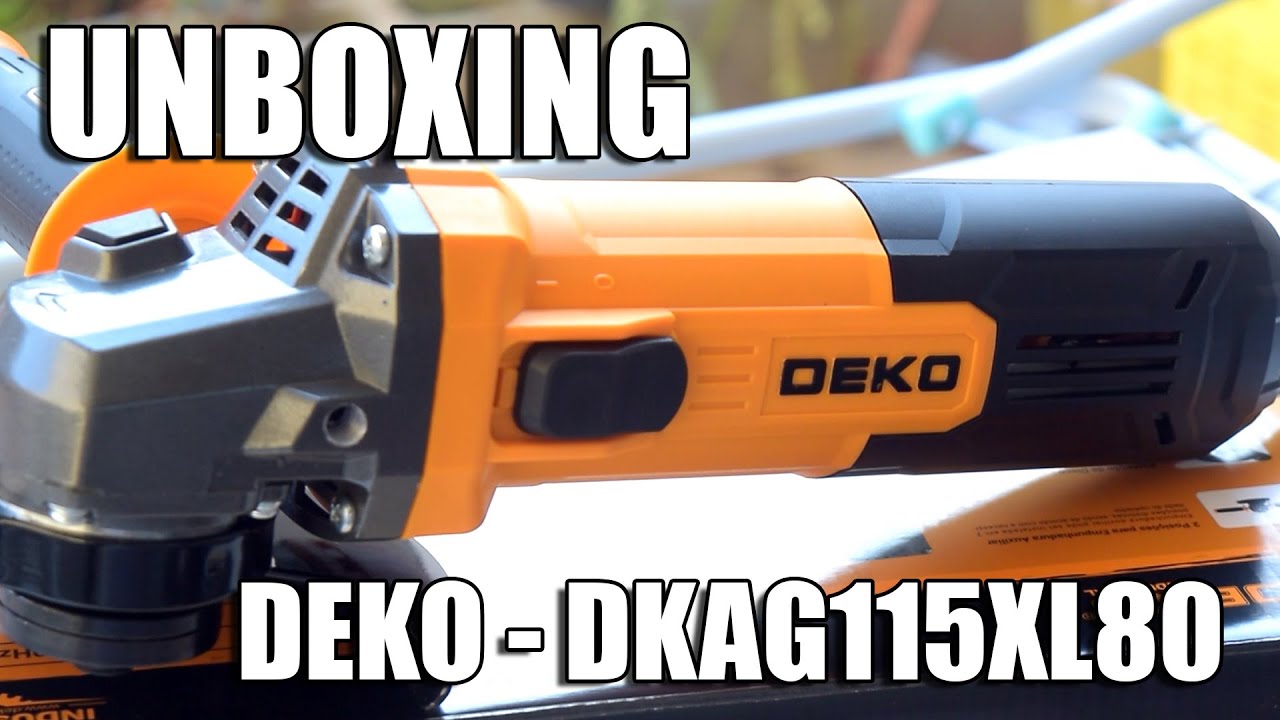 Unboxing Esmerilhadeira DEKO - DKAG115XL80