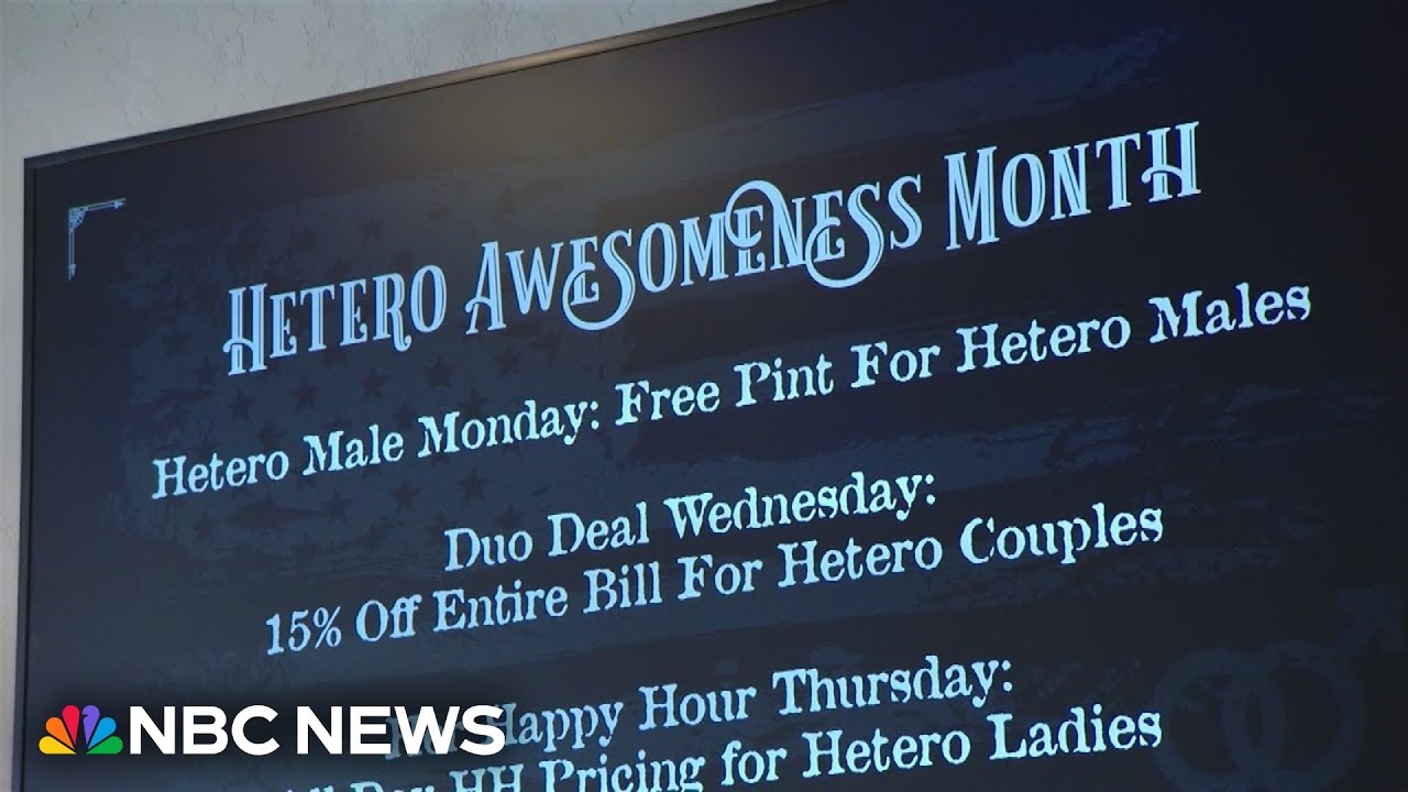 Idaho bar promotes 'Heterosexual Awesomeness Month' in response to Pride month