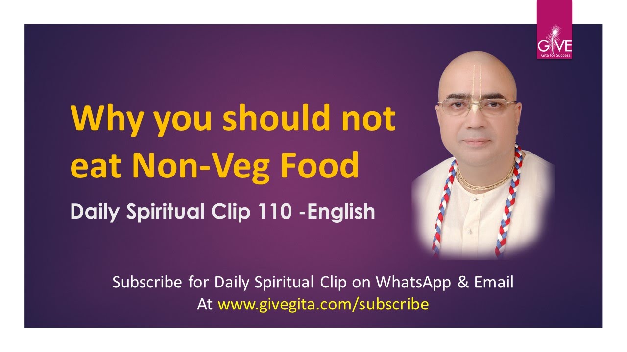 Why you should not eat NonVeg Food? -DSC#110