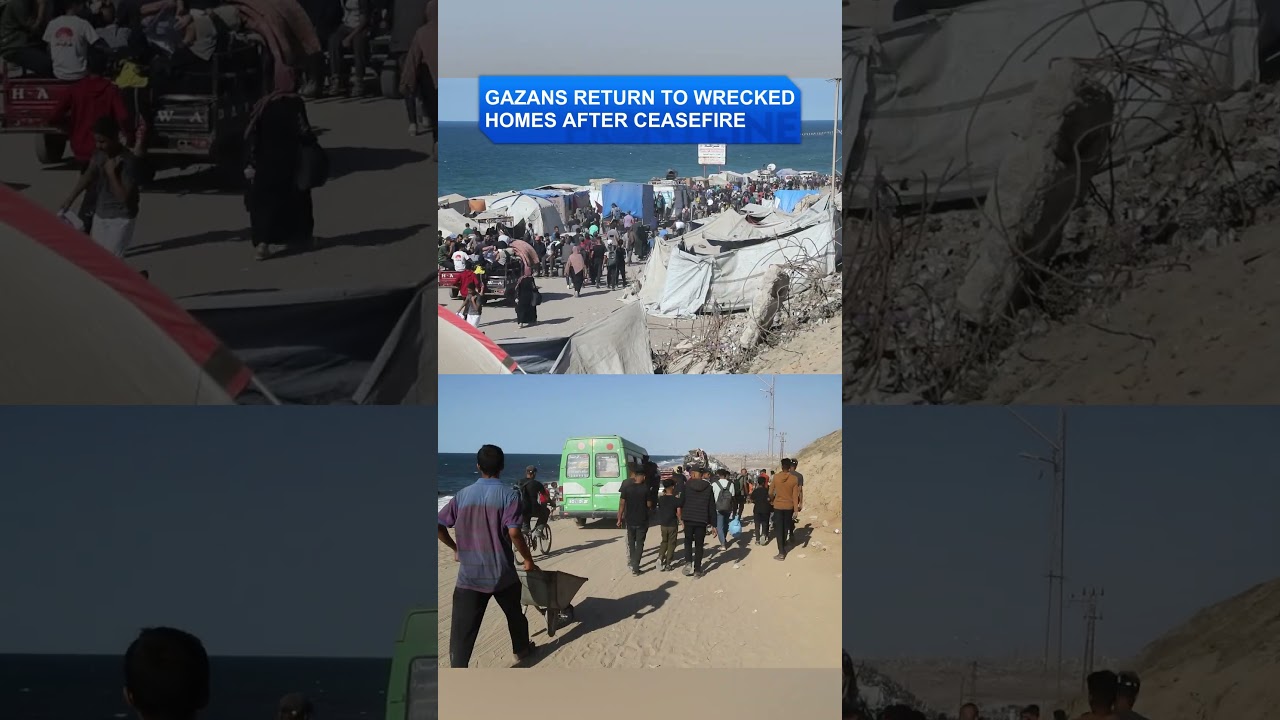 Gazans return to wrecked homes after ceasefire