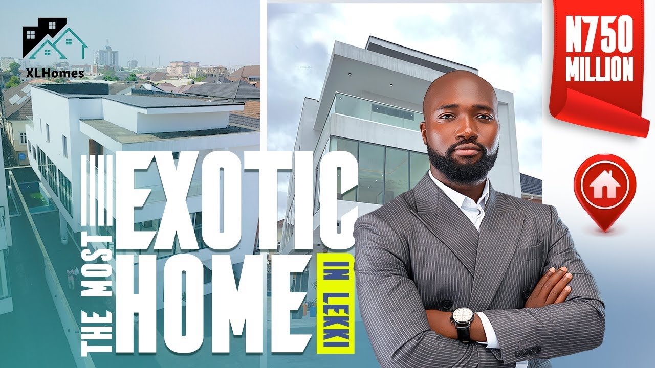 A Tour Of N750million Home In Lekki || 6 Bed Duplex