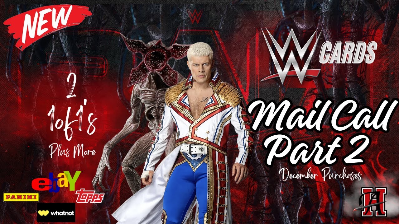 Завершаем 2025 год на высоте 💪 Мои последние покупки карточек WWE! Декабрьский выпуск