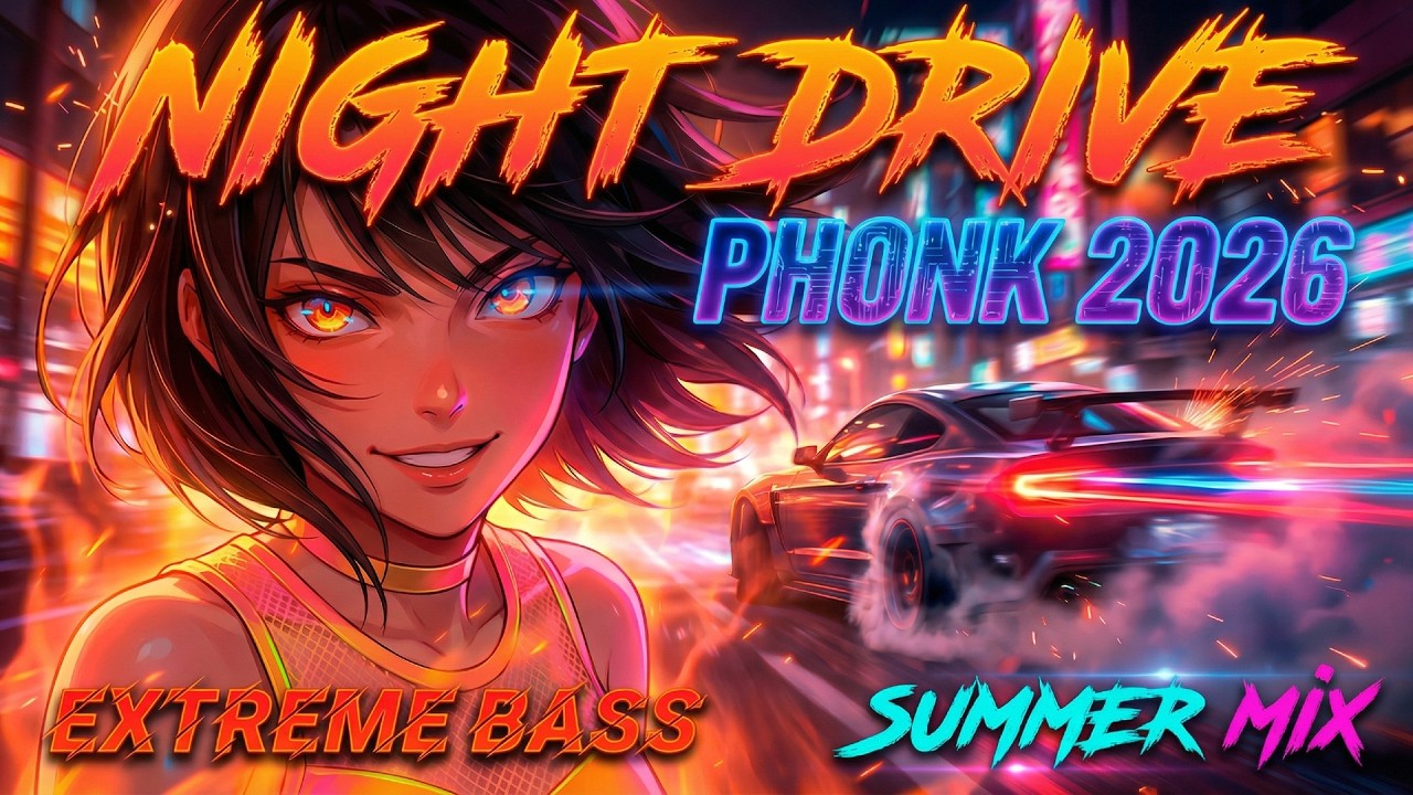 PHONK HEATWAVE 2026 🌴 Night Drive, Brazilian Drift & Club Bass Mix | Summer Phonk Playlist