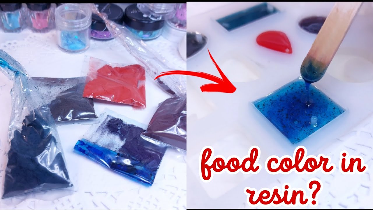 can we use Food Color in Epoxy Resin? •  Epoxy resin art • resin crafts • epoxy resin diy