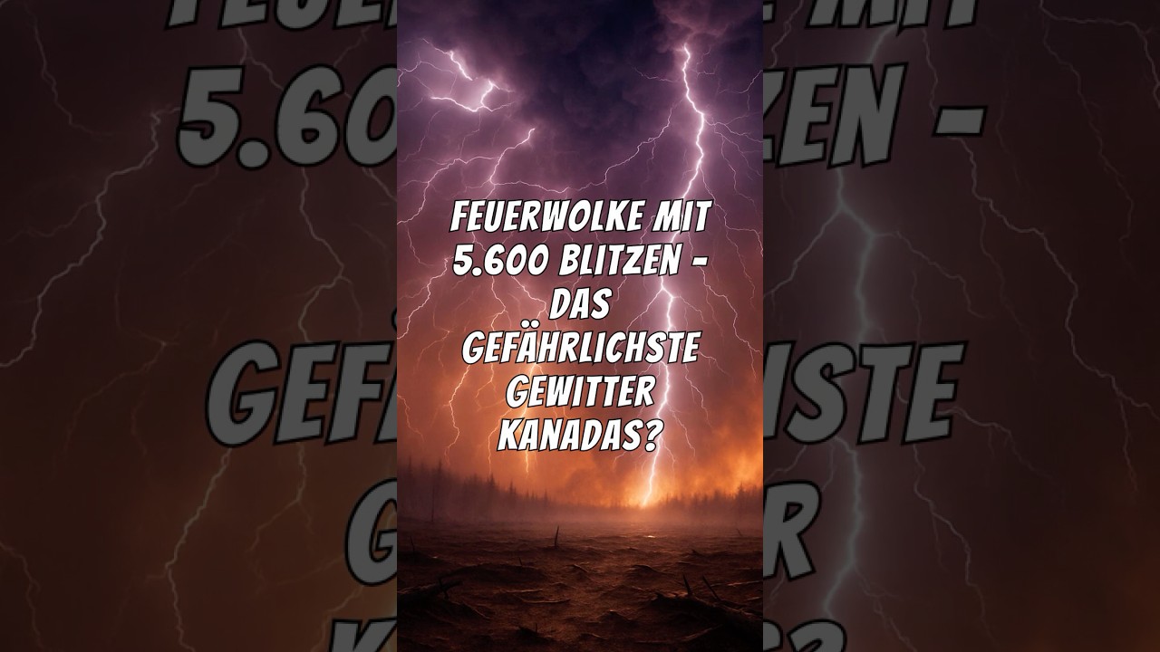 Feuerwolken-Wahnsinn: 5600 Blitze! 🔥