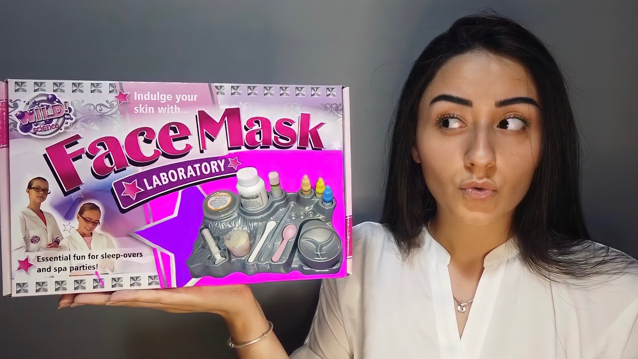 Çocuk Ürünleriyle Yüz Maskesi Yaptım! | Laboratuvar Setiyle Kendi Maskemizi Yapıyoruz!