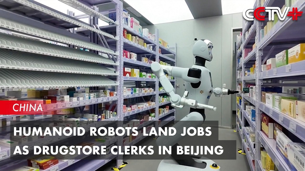 Humanoid Robots Land Jobs as Drugstore Clerks in Beijing