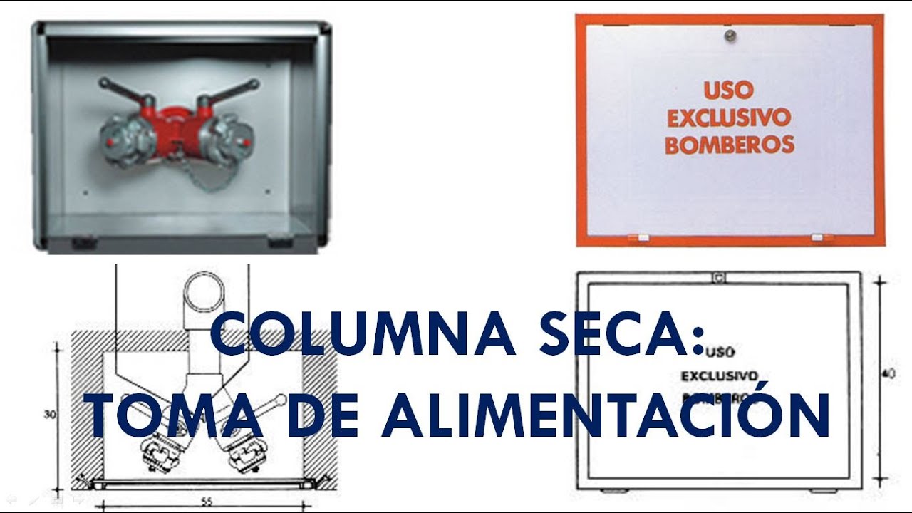 COLUMNA SECA: TOMA DE ALIMENTACIÓN.