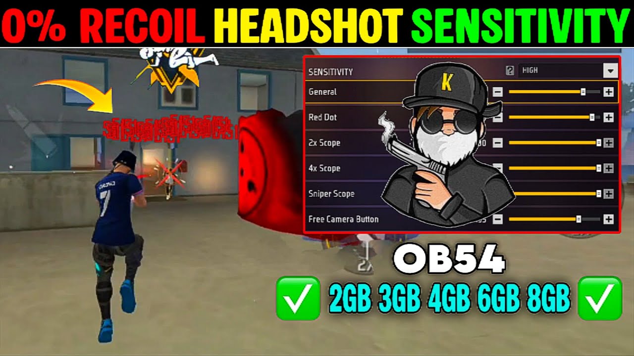 Free Fire Max Auto Headshot Trick 2026 Sensitivity ⚙️ 2gb, 3gb, 4gb Ram Headshot Sensitivity Setting