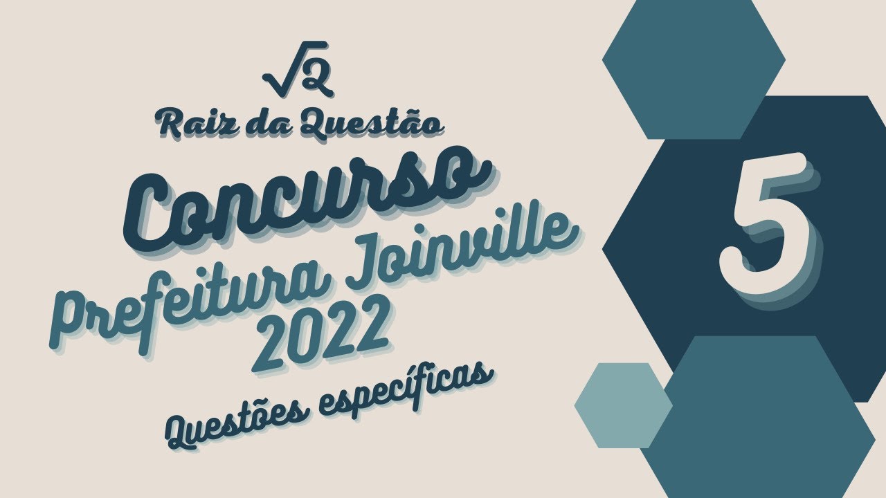 [CEBRASPE] PREFEITURA DE JOINVILLE (2022) - Questões Específicas Matemática #0005