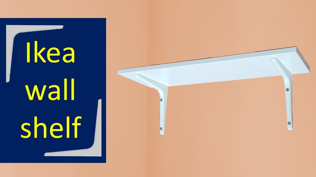How to install Ikea wall shelf