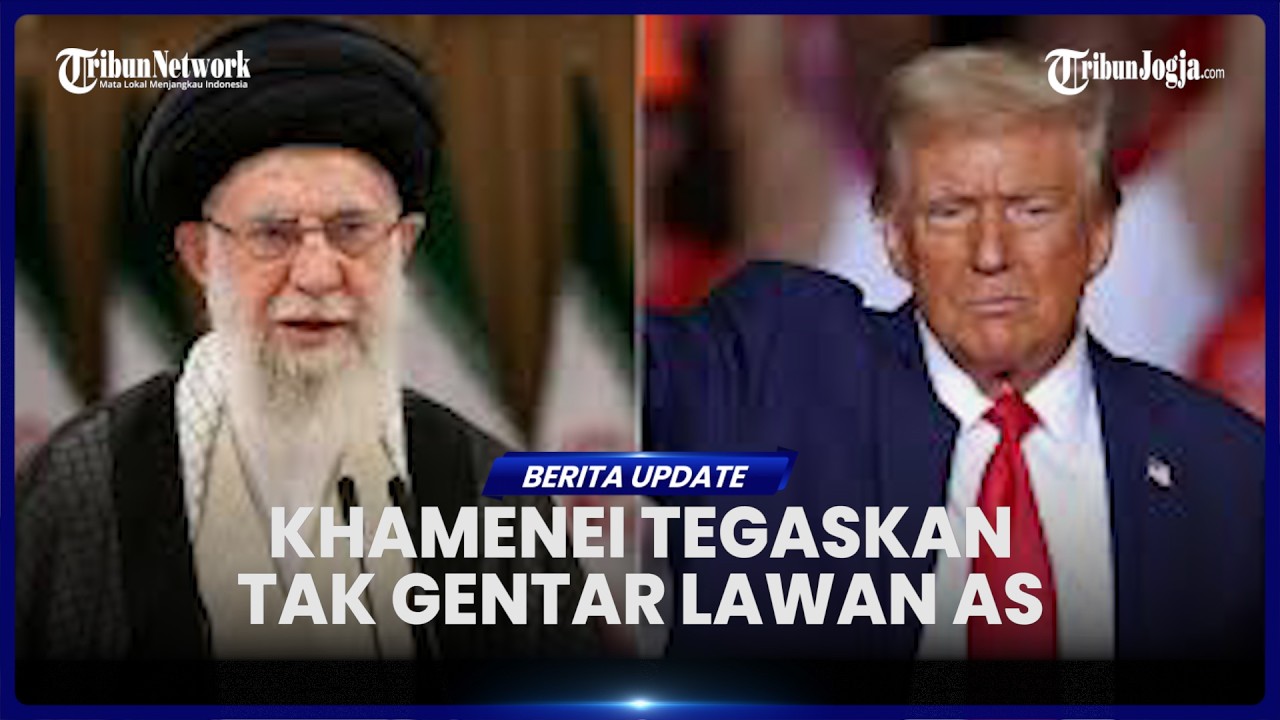 ALI KHAMENEI TEGASKAN TAK TAKUT ANCAMAN TRUMP, SIAP LAWAN AS & KEKUATAN RAKYAT JADI SENJATA UTAMA