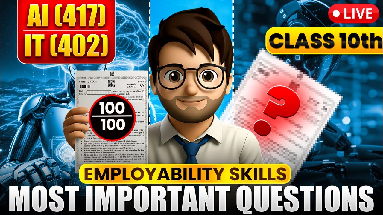 COMPLETE IT & AI Part-A MOST IMPORTANT QUESTIONS🔥 / class 10 / Maha Marathon / Boards 2026