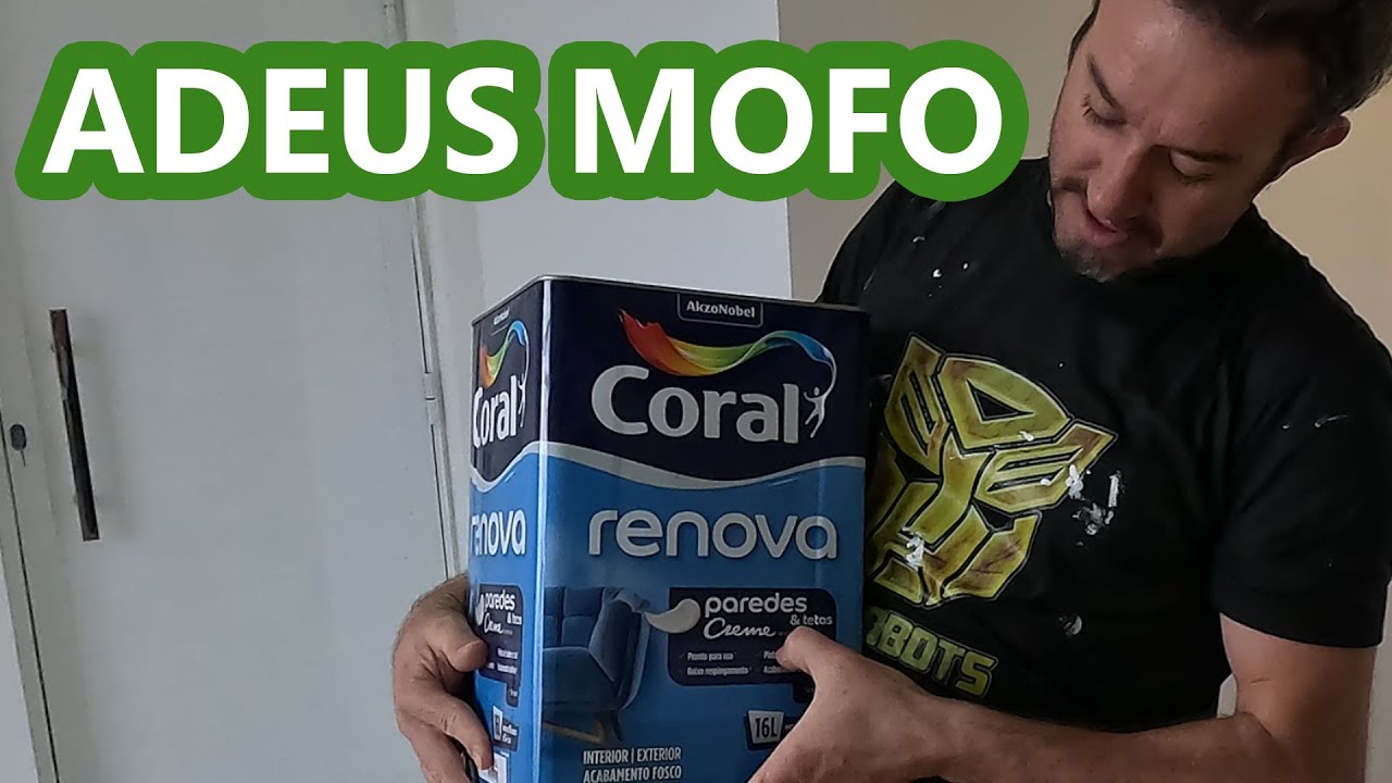 COMO ACABAR DE VEZ COM O MOFO E BOLOR COM A CORAL RENOVA #pintura #tinta #mofo