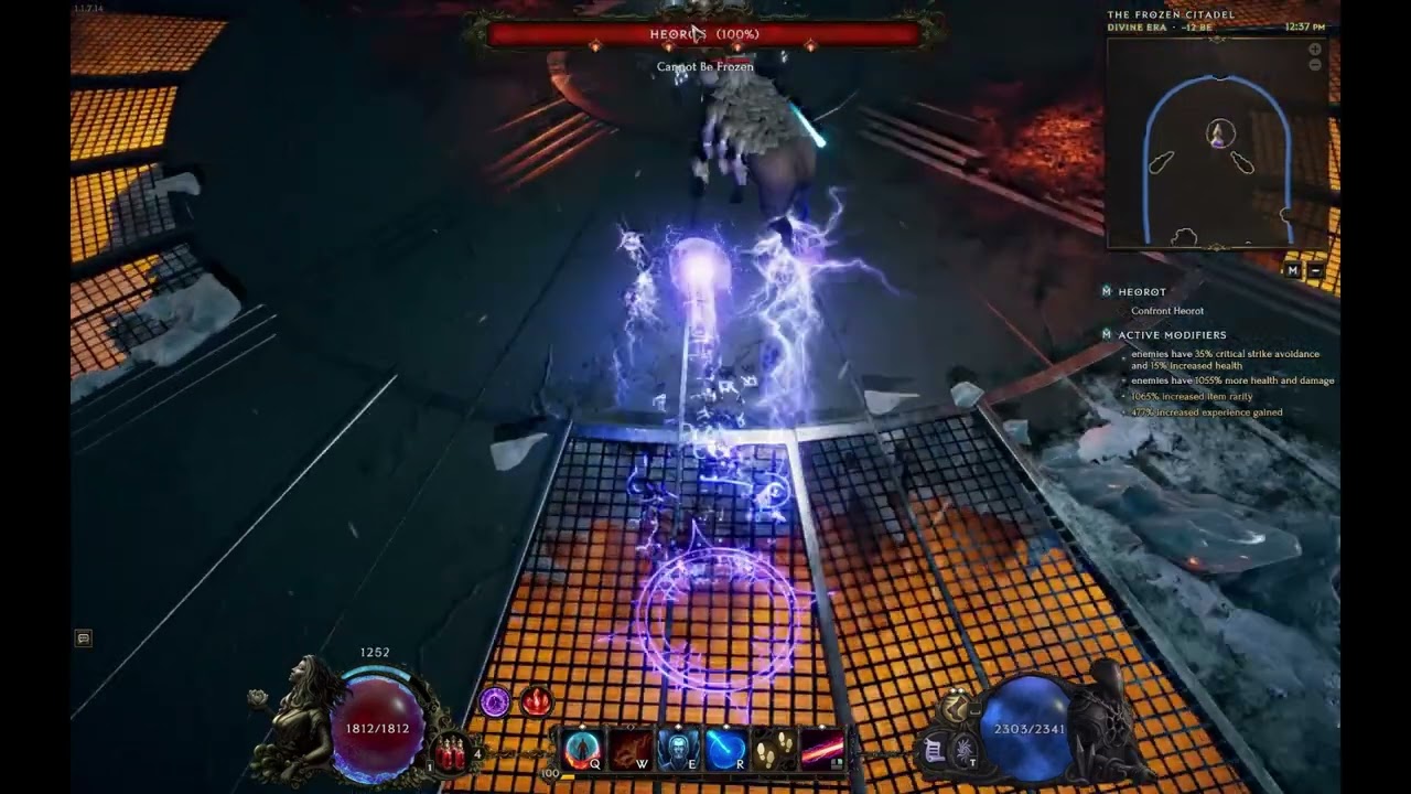 Lightning Disintegrate Sorceror 1K Corruption showcase Last Epoch [1.1.7.14]