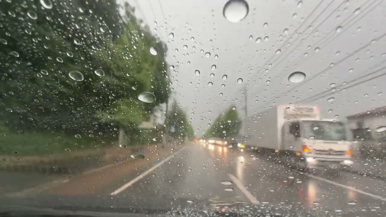 7月1日夕方ゲリラ豪雨の石岡市