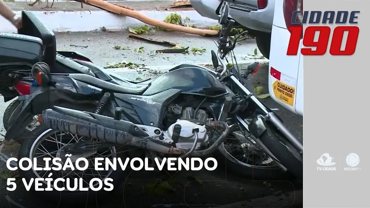 Colisão envolvendo cinco veículos deixa trânsito parado na Av. 13 de Maio | Cidade 190