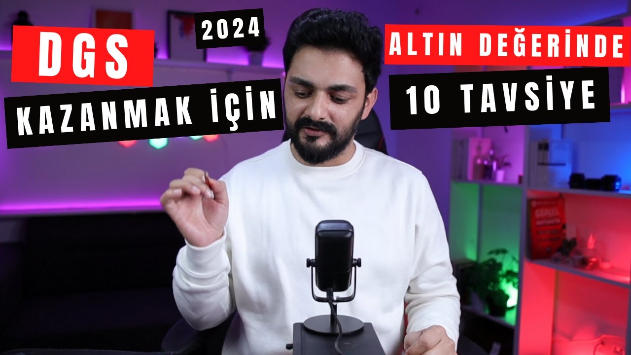 DGS İÇİN ALTIN DEĞERİNDE 10 TAVSİYE #dgs
