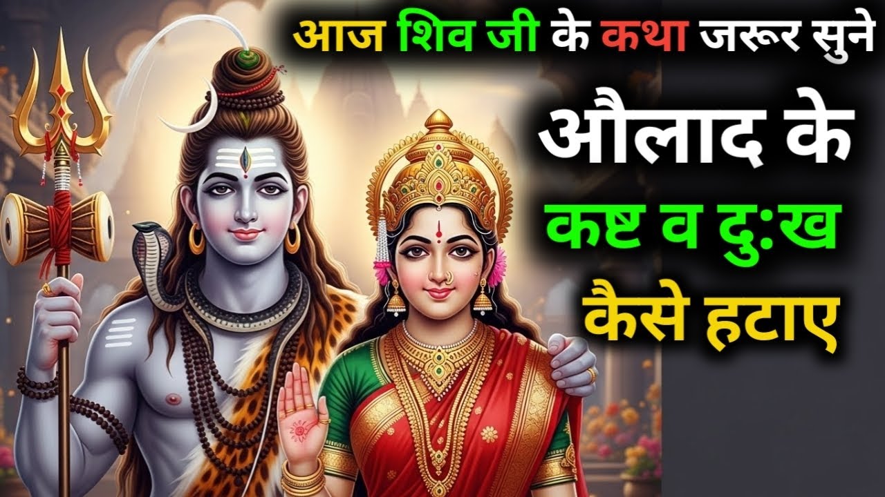 भगवान शिव का कथा सुनने मात्र से औलाद के कष्ट और दु:ख हमेशा के लिए खत्म हो जाता है || Shiv Katha 