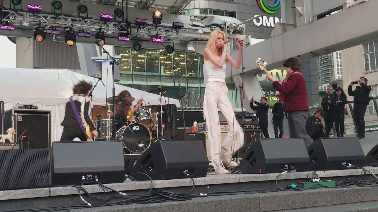 Starcrawler Shock-Rocked Yonge-Dundas Square in Toronto, May 12, 2018.