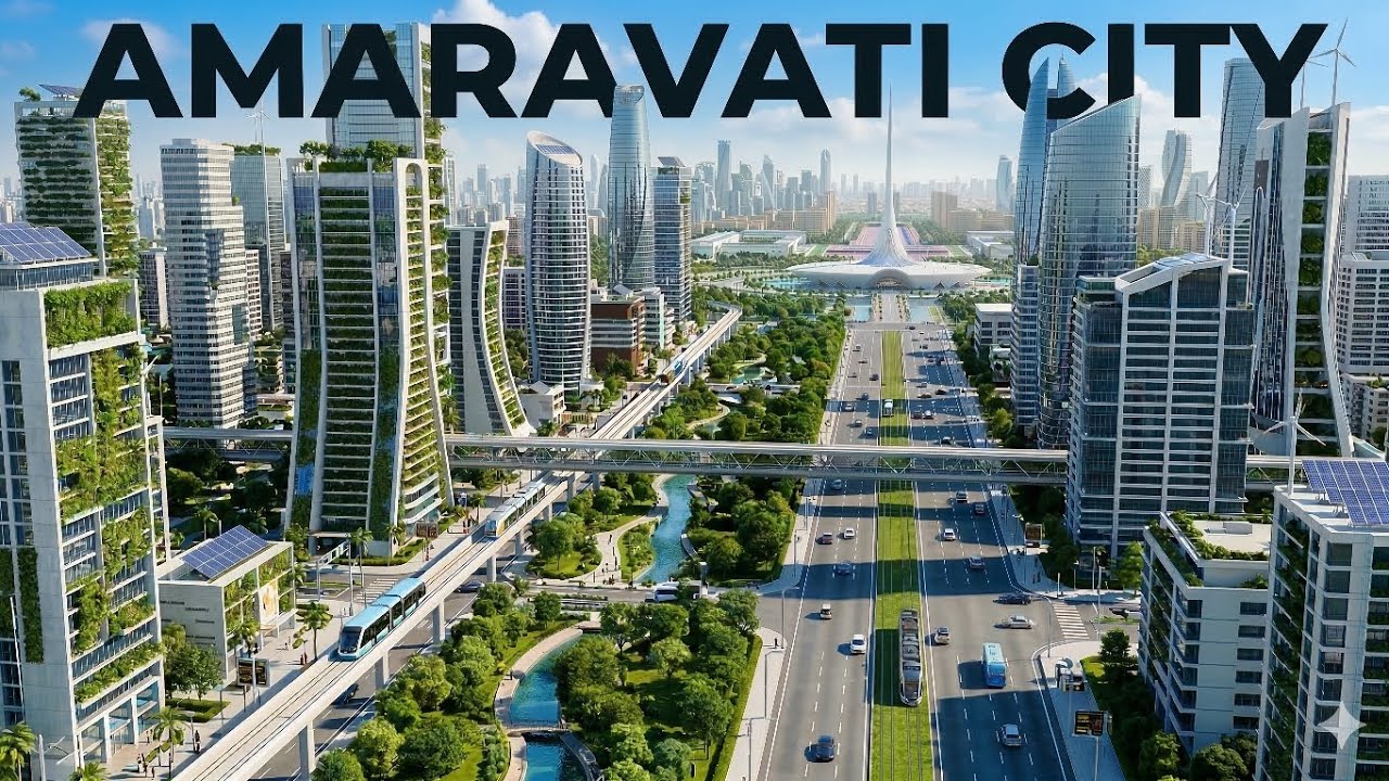 Amaravati City Future | Ultra Modern Capital of Andhra Pradesh | 4K HDR Future Vision #Amaravati