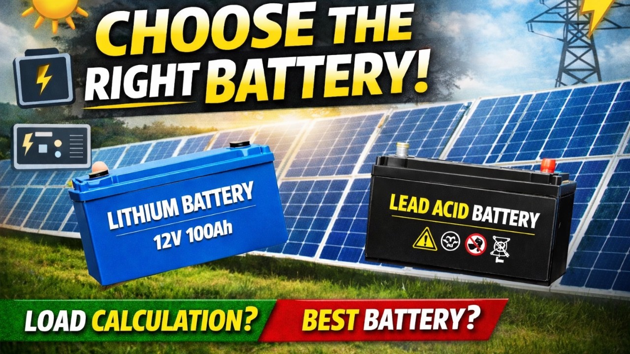 Unlocking Power The Ultimate Guide to Choosing the Perfect Battery for Your Load!