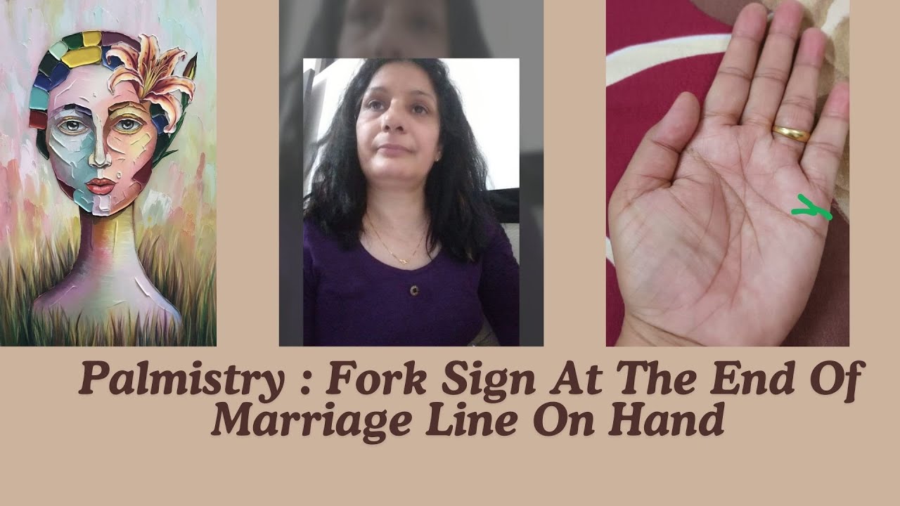 #Palmistry - Branch (Fork) At The End Of Marriage Line in Hand (English) #short #video #marriage