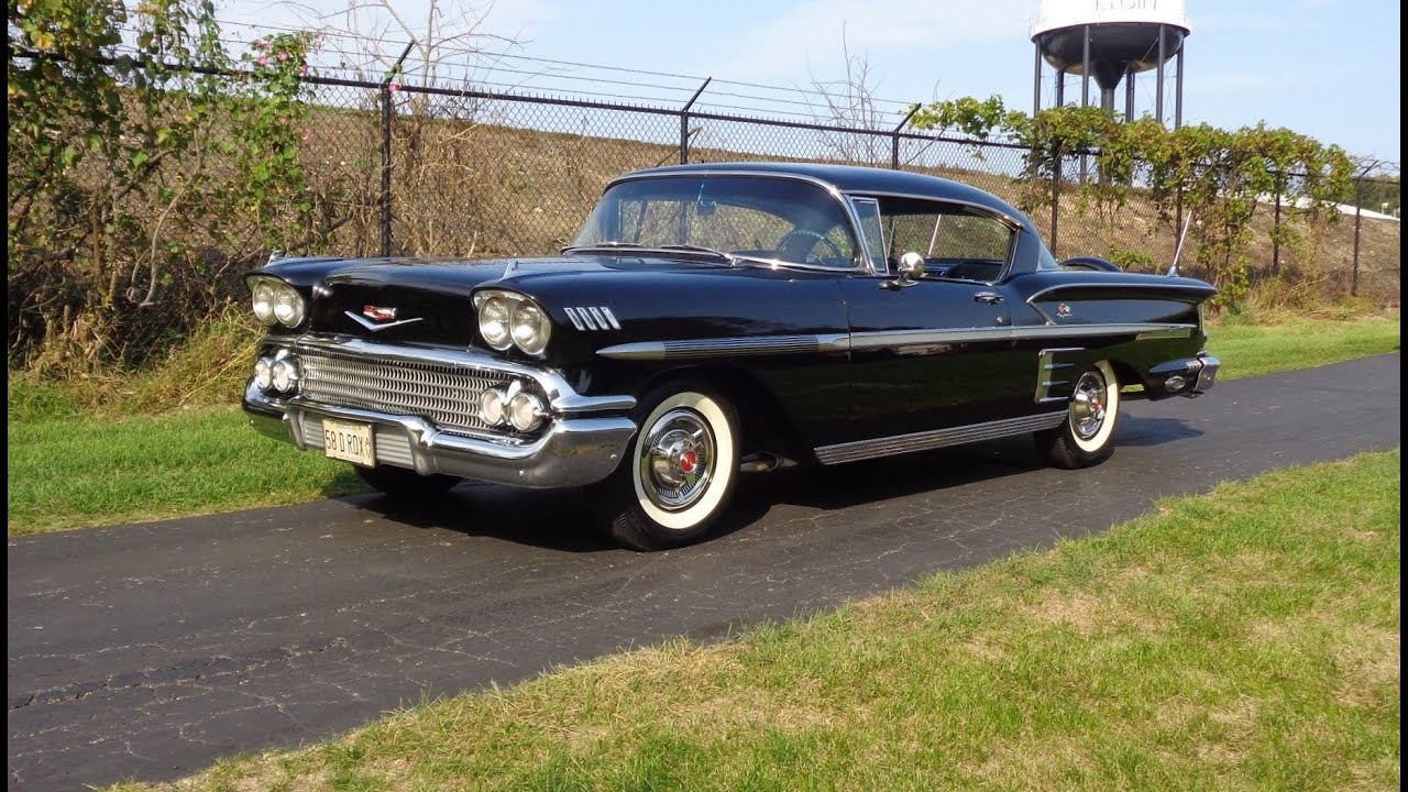 1958 Chevrolet Impala 2 Door Hardtop Continental Kit in Black & Ride My Car Story with Lou Costabile