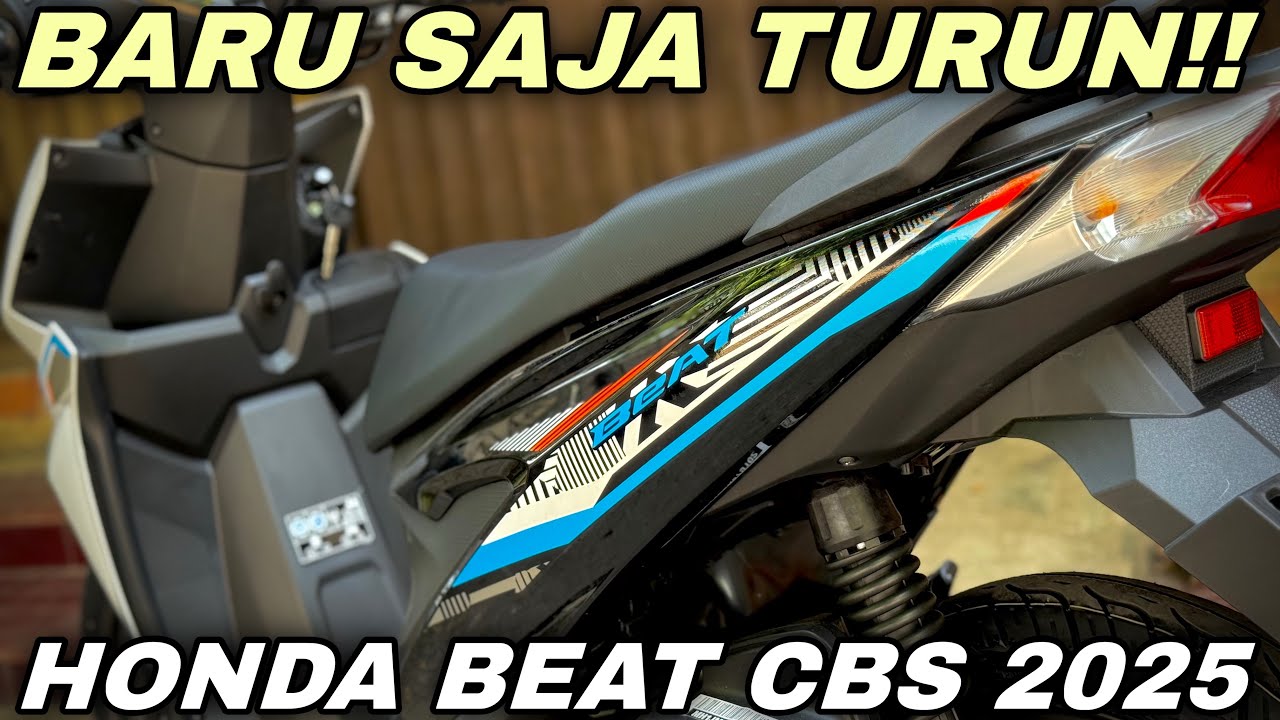 NEW HONDA BEAT CBS 2025 HITAM PUTIH